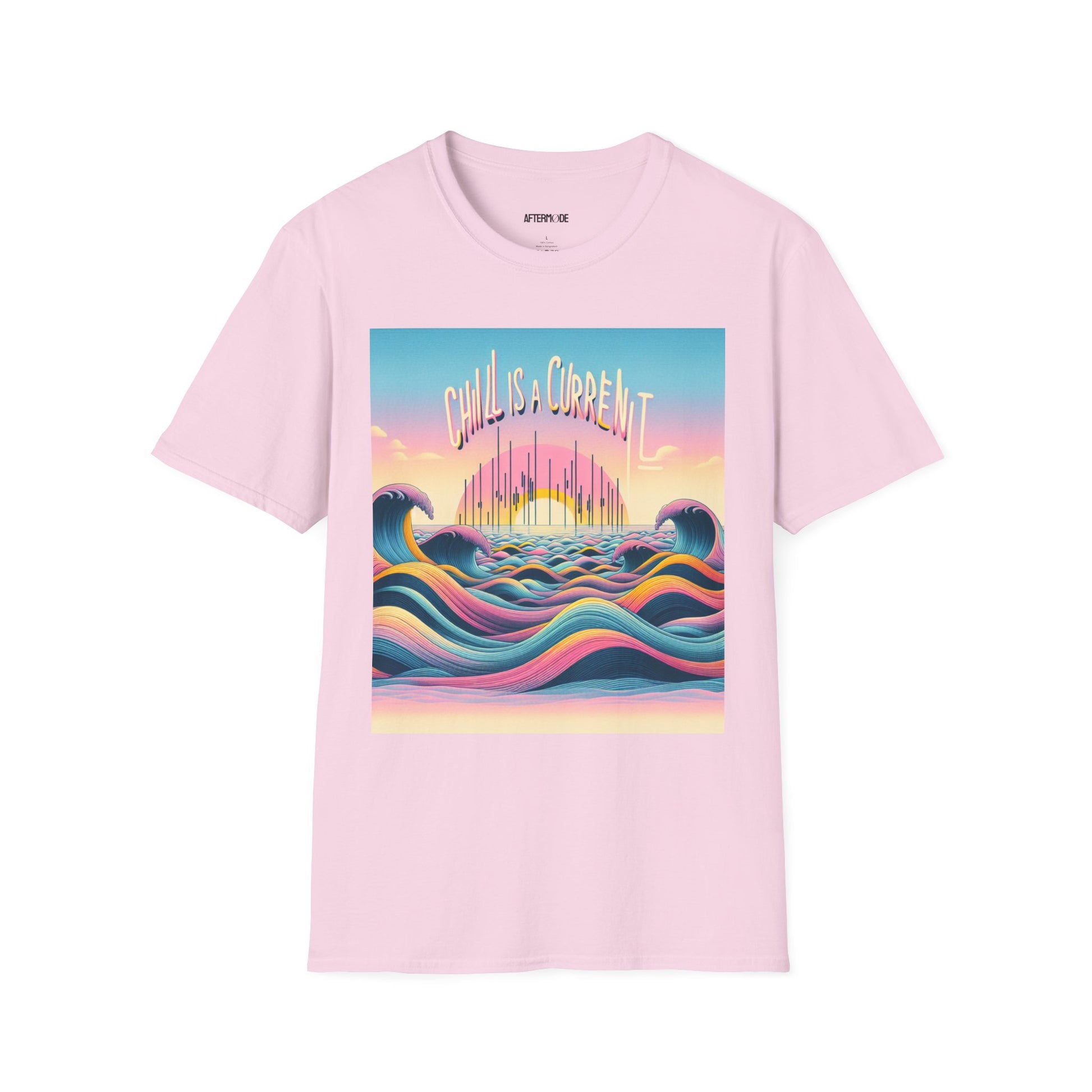 Chill Vibes T-Shirt, Unisex Softstyle Tee for Relaxed Days, Beachwear, Summer Casual, Gift for Ocean Lovers, Summer Adventure Shirt