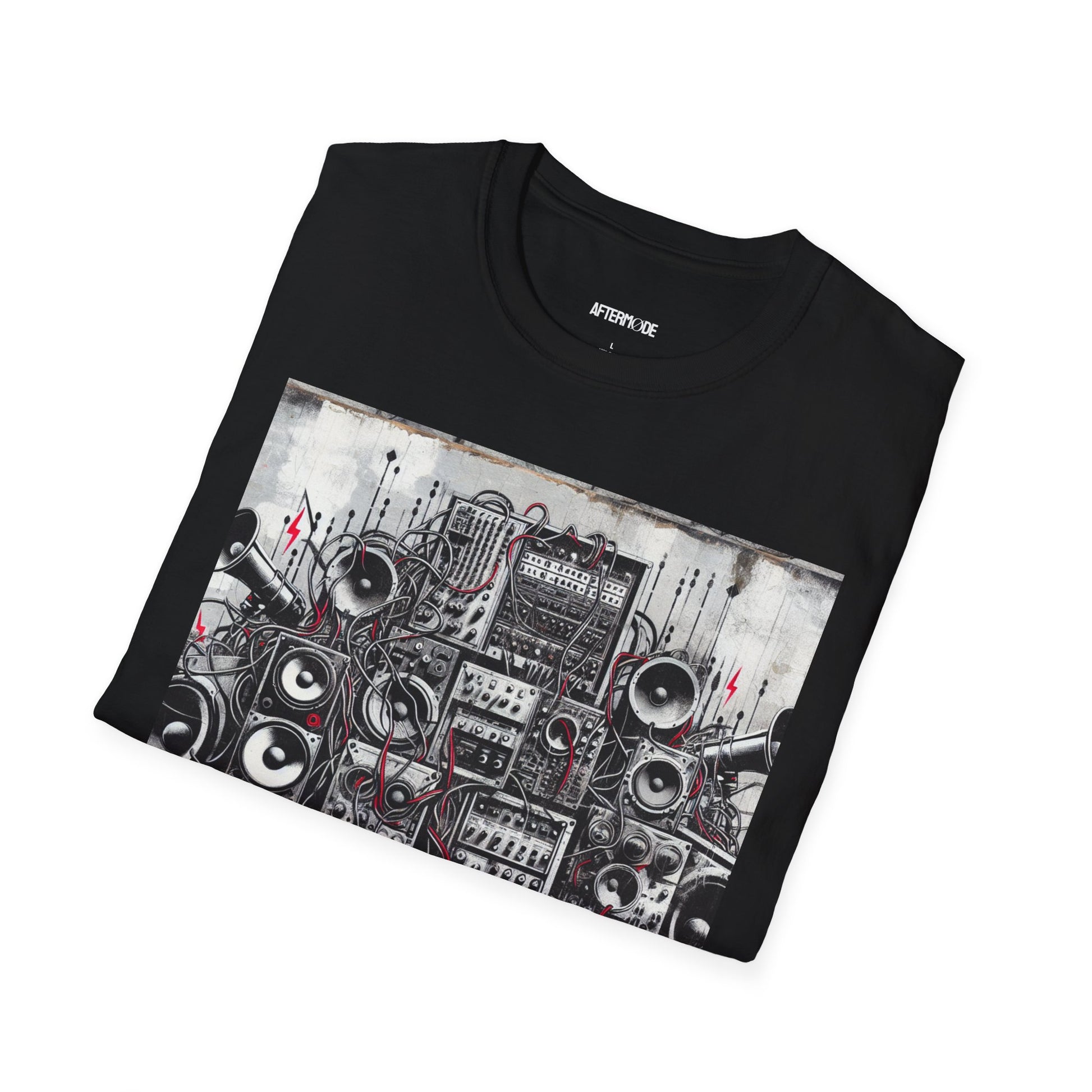 Noise is the Message Unisex Softstyle T-Shirt, Graphic Tee for Music Lovers, Casual Wear, Gift for Musicians, Unique Art Shirt