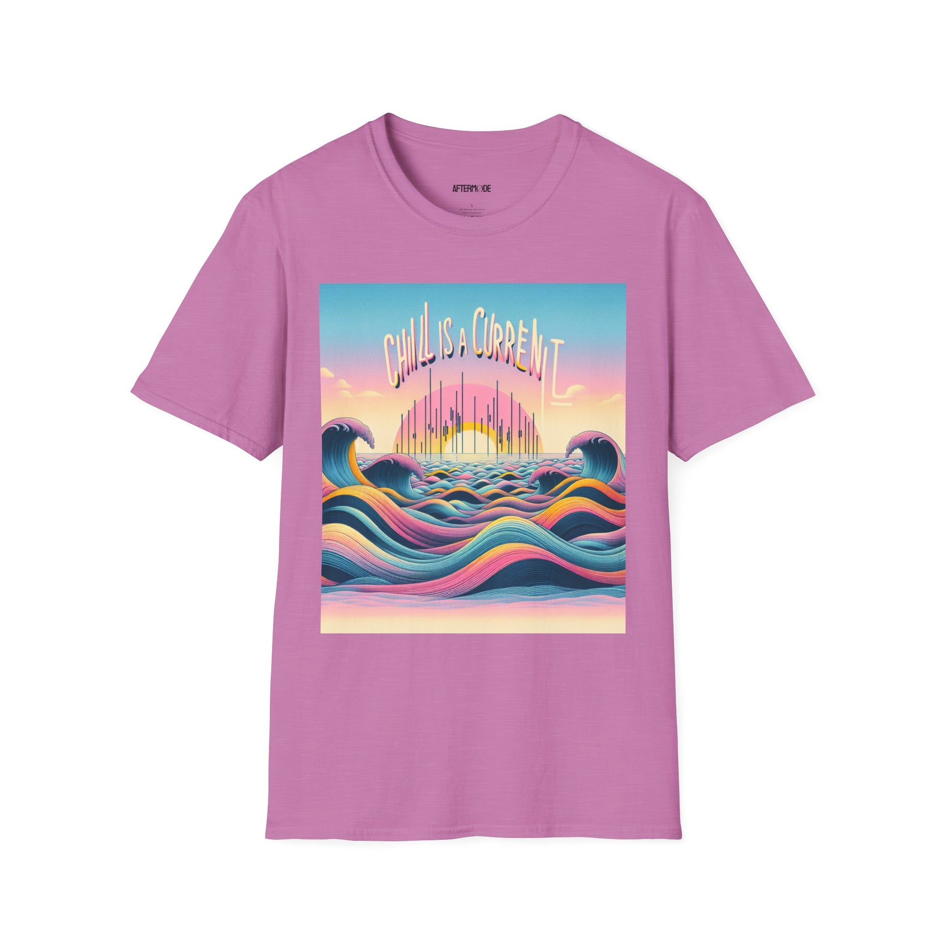Chill Vibes T-Shirt, Unisex Softstyle Tee for Relaxed Days, Beachwear, Summer Casual, Gift for Ocean Lovers, Summer Adventure Shirt
