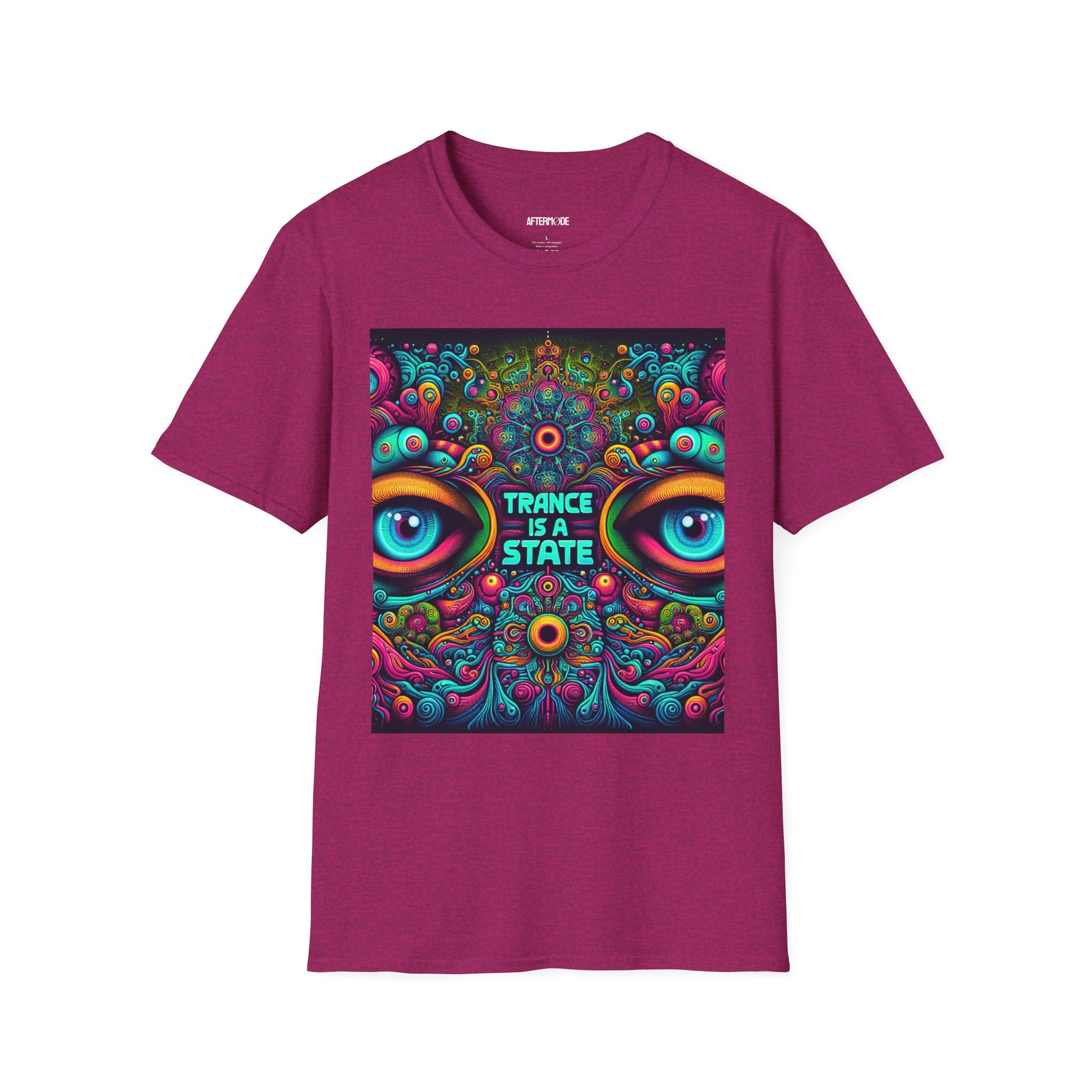 Trance Is A State T-Shirt | Psychedelic Unisex Tee, Festival Wear, Music Lover Gift, Art-Inspired Shirt, Unique Graphic Tee