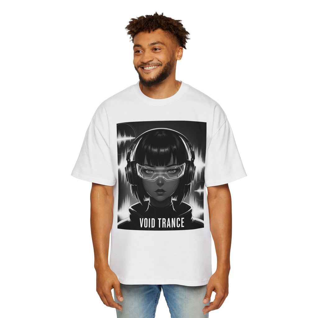 Men's Oversized Graphic Tee - 'Void Trance' - Casual Streetwear, Gift for Music Lovers, Festival Outfit, Unisex Fashion, High Quality