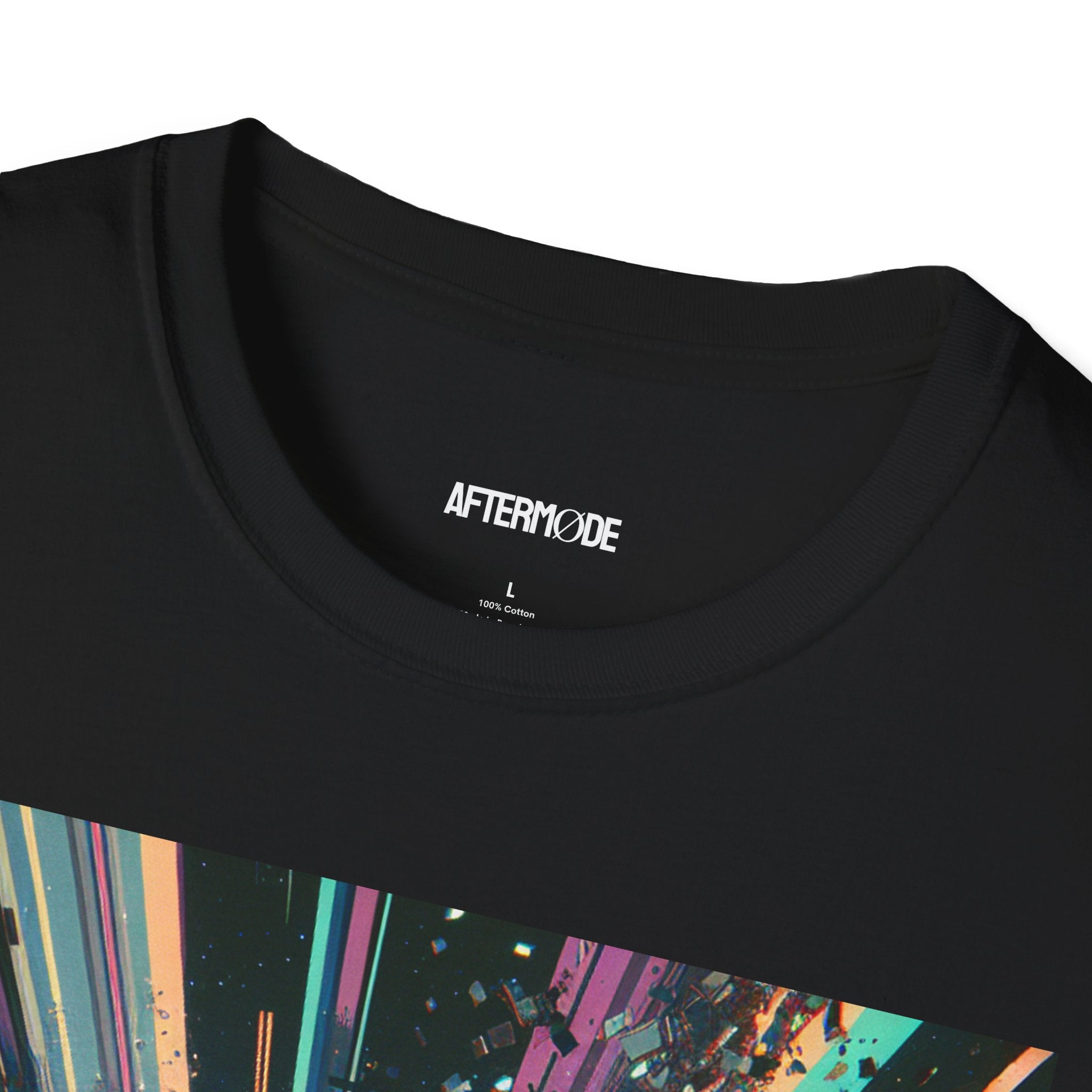 Cosmic Vibes Unisex Softstyle T-Shirt, Retro Graphic Tee, Gift for Space Lovers, Trendy Casual Wear, Unique Art Shirt