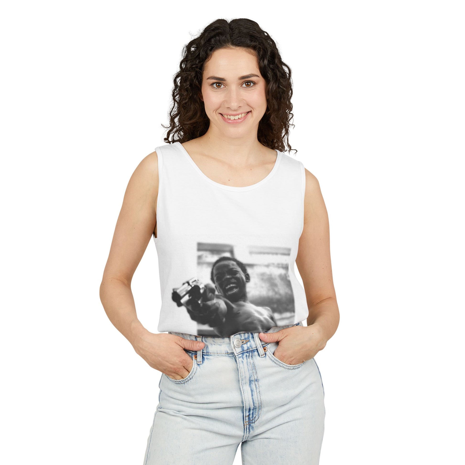 Urban Style Unisex Tank Top - Trendy Graphic Tee, Summer Apparel, Streetwear, Gift for Him/Her, Music Festival Wear