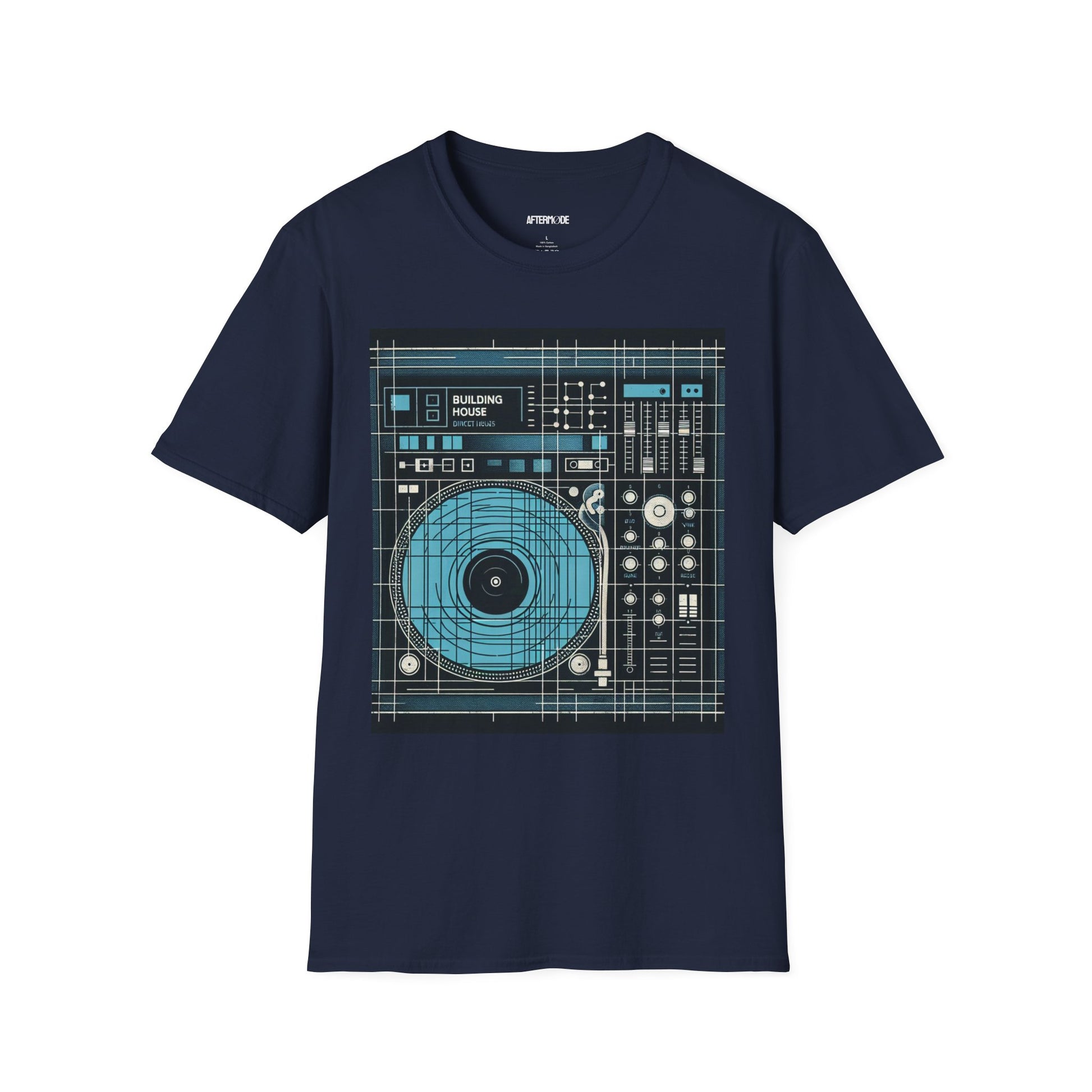 DJ Blueprint Unisex Softstyle T-Shirt, Music Lover Tee, Perfect Gift for DJs, Birthday, Studio Wear, Casual Style