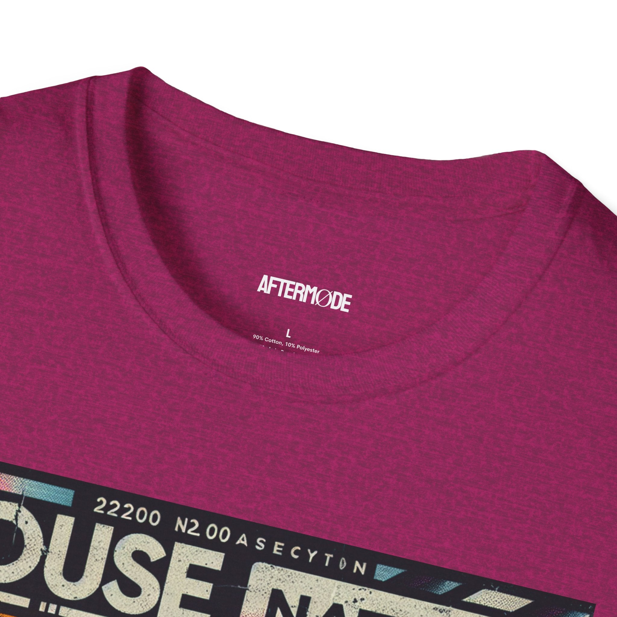 Retro Music Vibe T-Shirt, I House Nation Graphic Tee, Unisex Softstyle Shirt for Music Lovers, Festival Wear, Vintage Style Unisex Tee