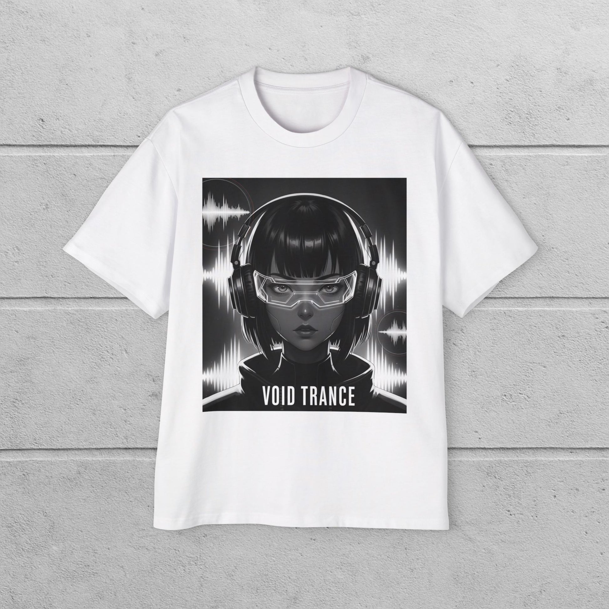 Men's Oversized Graphic Tee - 'Void Trance' - Casual Streetwear, Gift for Music Lovers, Festival Outfit, Unisex Fashion, High Quality