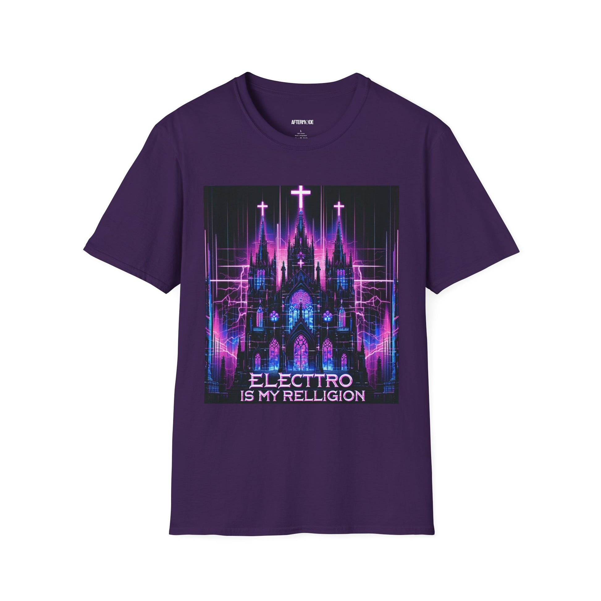 Electro Religion T-Shirt | Unisex Graphic Tee for Festival Lovers, EDM Fans, Casual Wear, Music Events, Gift Idea