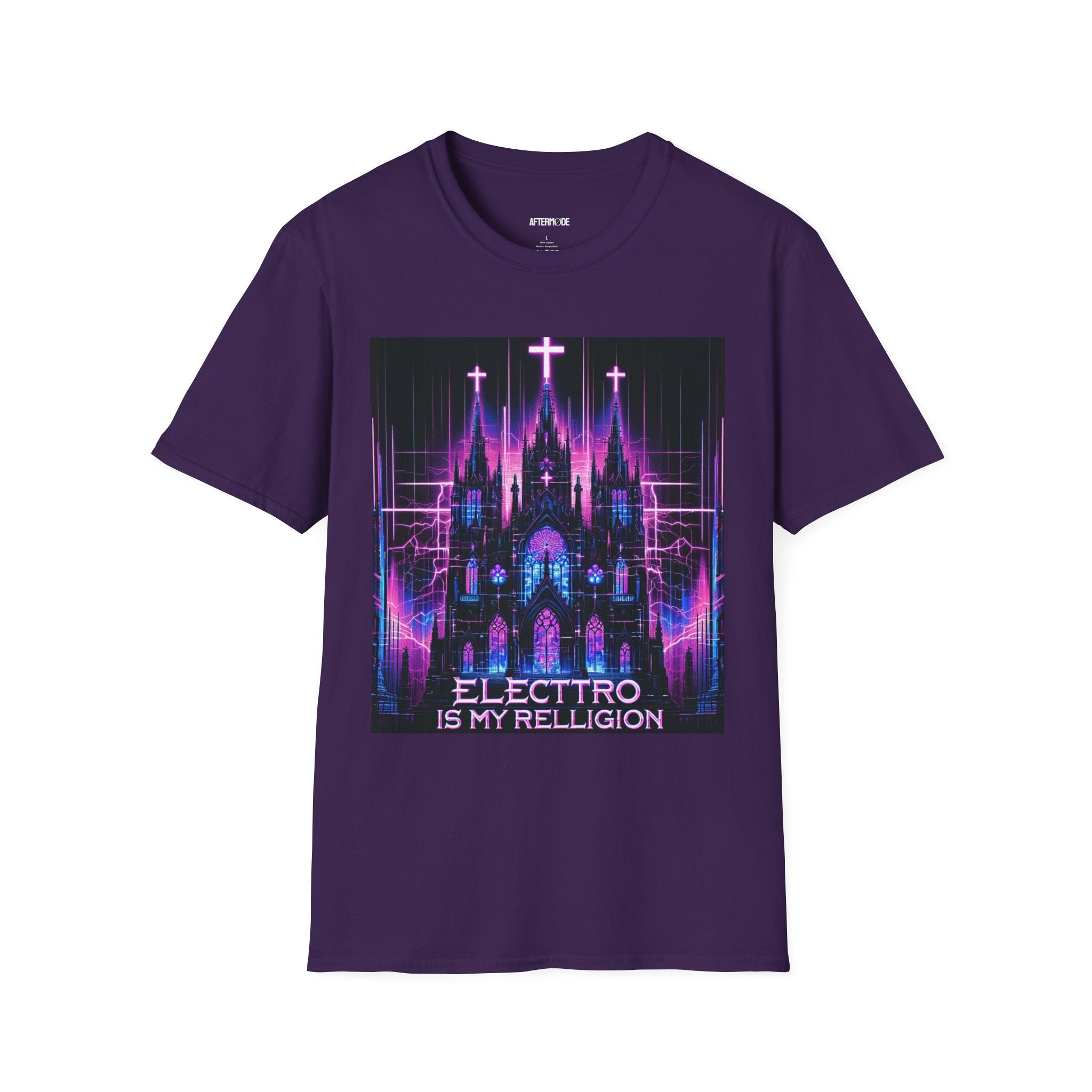 Electro Religion T-Shirt | Unisex Graphic Tee for Festival Lovers, EDM Fans, Casual Wear, Music Events, Gift Idea