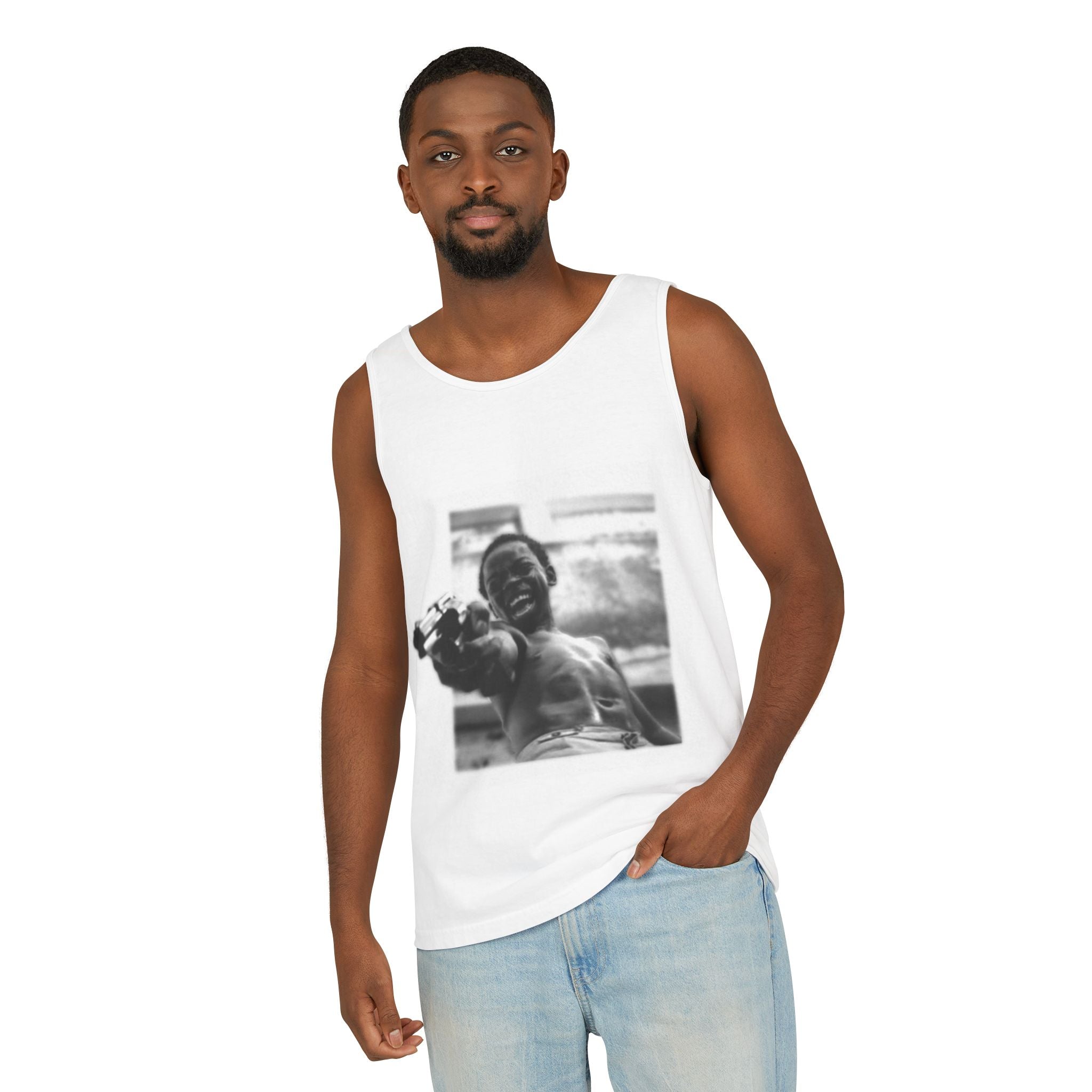 Urban Style Unisex Tank Top - Trendy Graphic Tee, Summer Apparel, Streetwear, Gift for Him/Her, Music Festival Wear