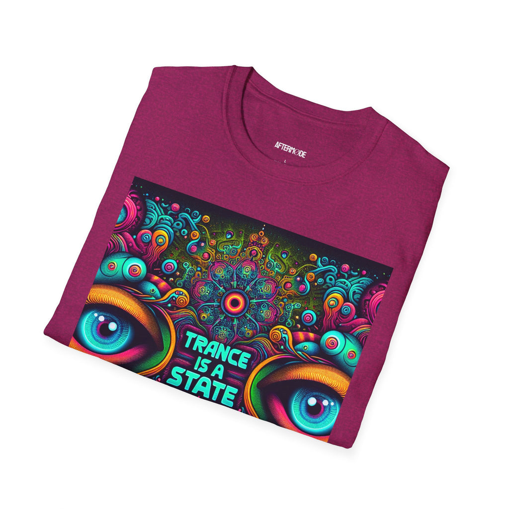 Trance Is A State T-Shirt | Psychedelic Unisex Tee, Festival Wear, Music Lover Gift, Art-Inspired Shirt, Unique Graphic Tee