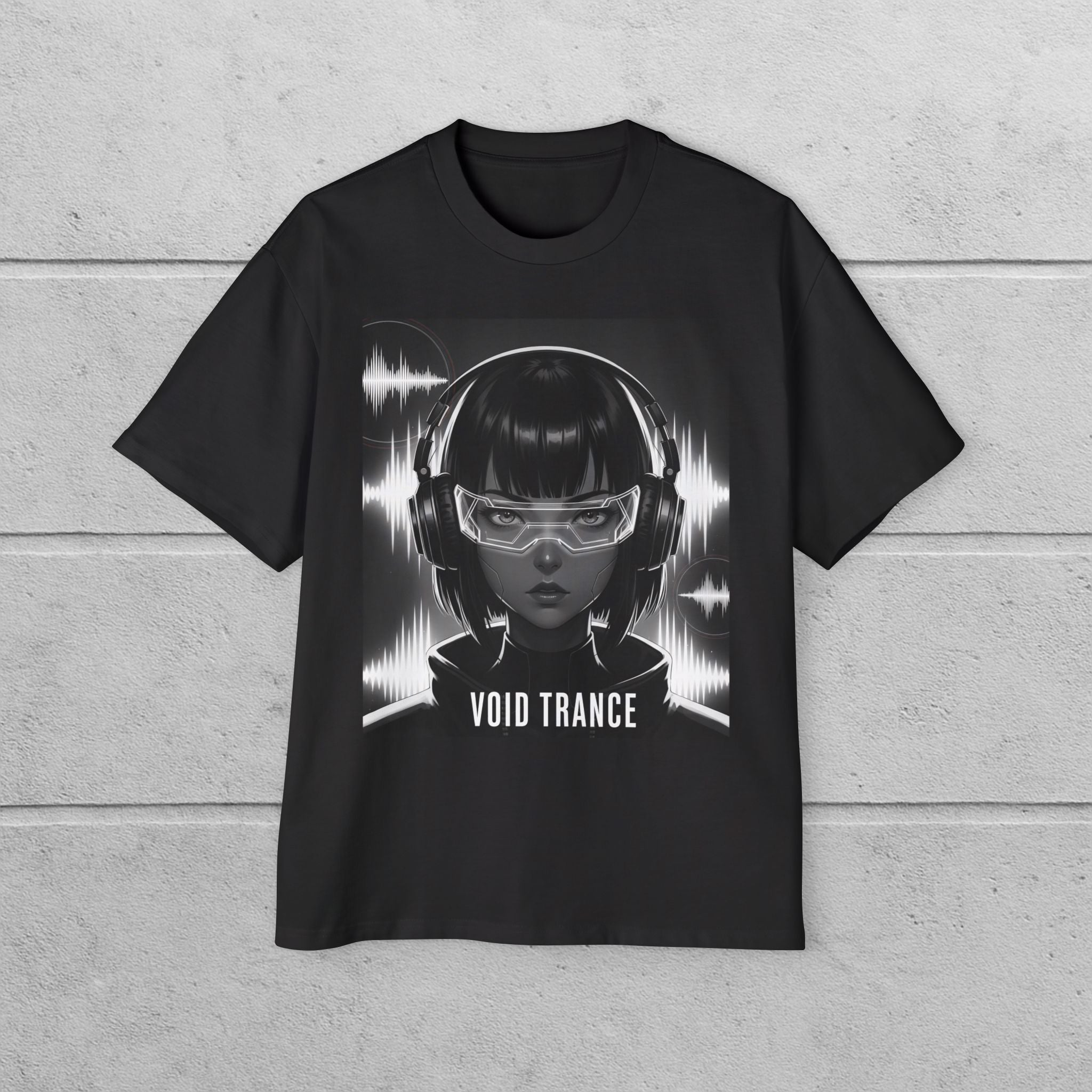 Men's Oversized Graphic Tee - 'Void Trance' - Casual Streetwear, Gift for Music Lovers, Festival Outfit, Unisex Fashion, High Quality