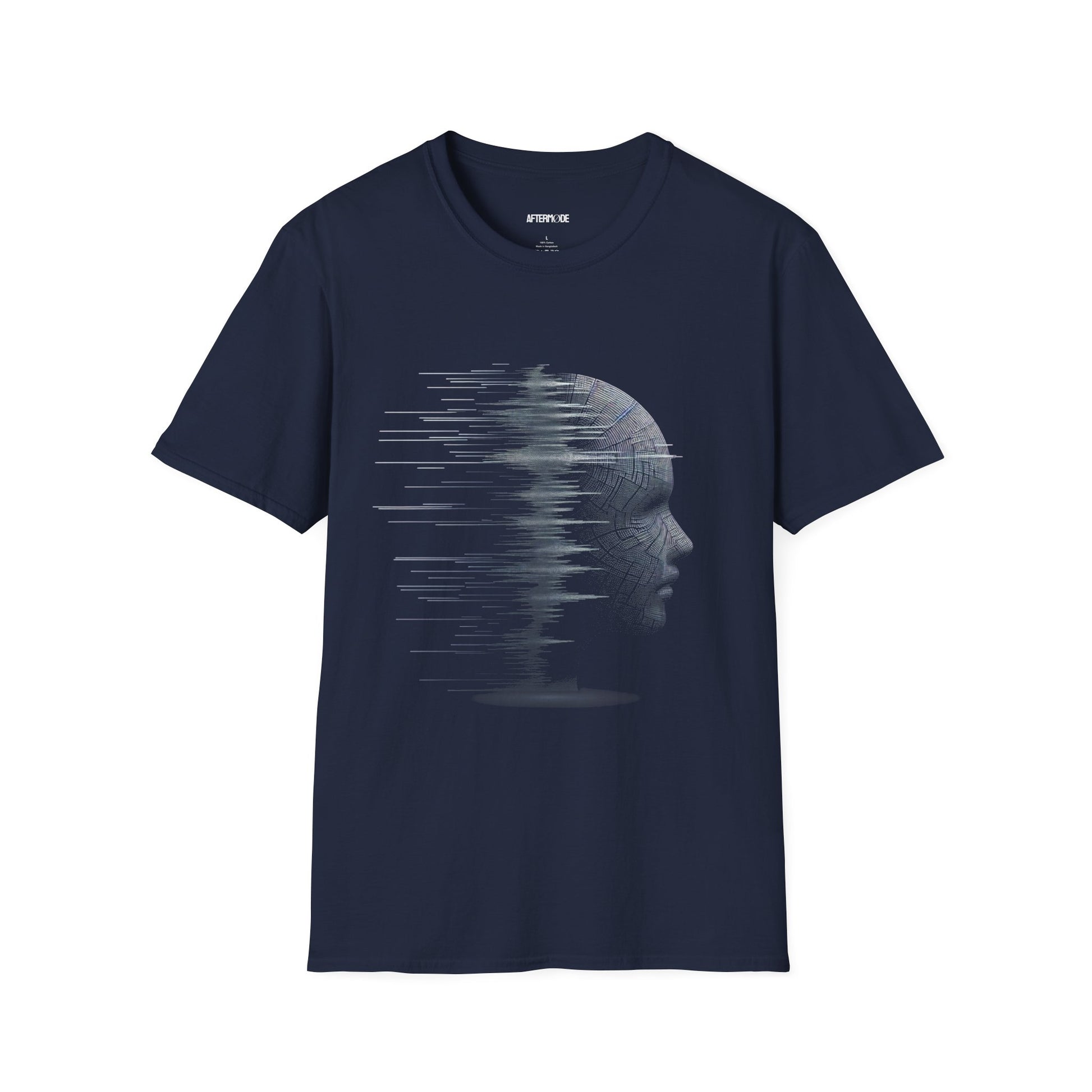 Artistic Unisex T-Shirt with Abstract Head Design, Casual Wear, Gift for Art Lovers, Unique Fashion, Trendy Graphic Tee