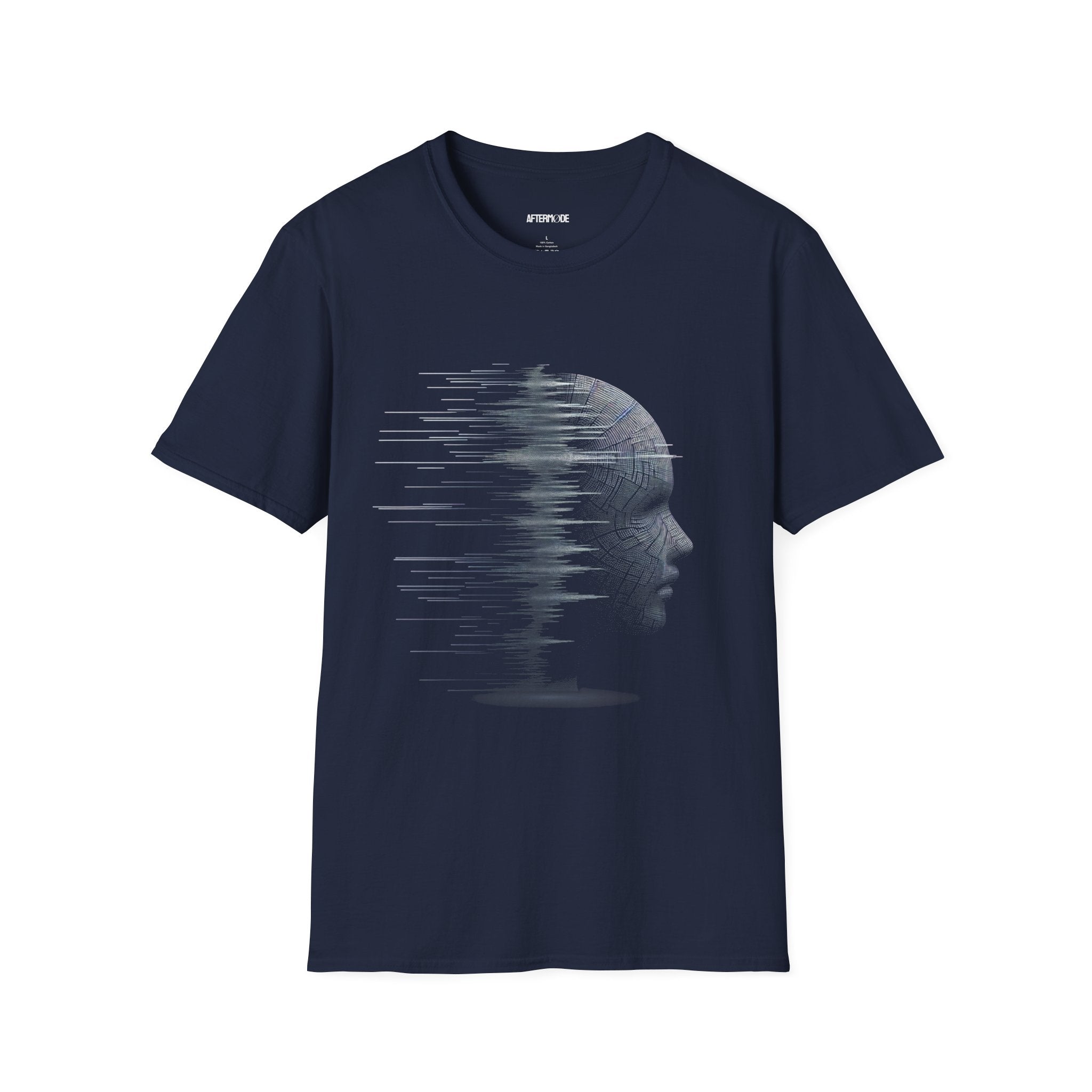 Artistic Unisex T-Shirt with Abstract Head Design, Casual Wear, Gift for Art Lovers, Unique Fashion, Trendy Graphic Tee