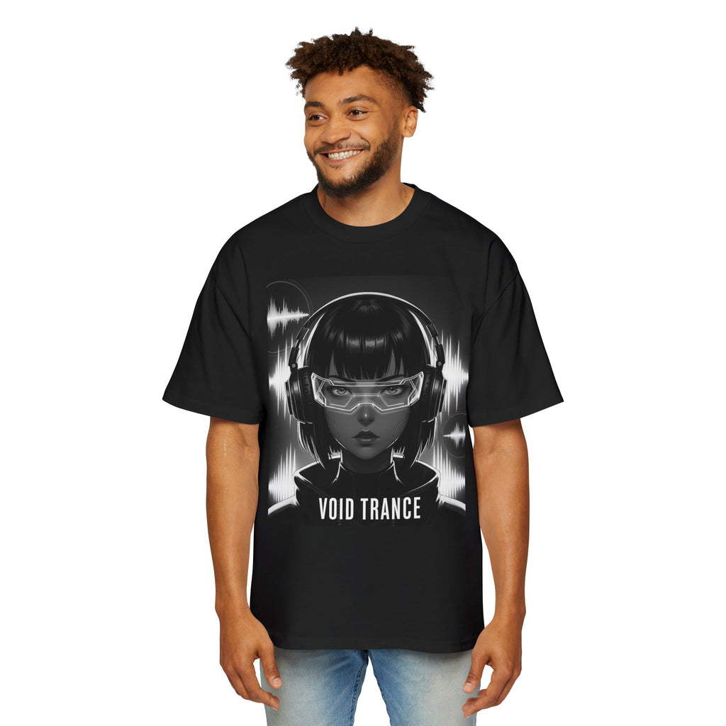 Men's Oversized Graphic Tee - 'Void Trance' - Casual Streetwear, Gift for Music Lovers, Festival Outfit, Unisex Fashion, High Quality